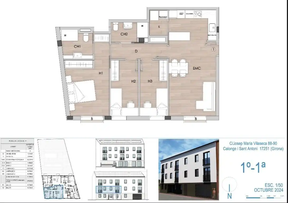 Wohnung mit Pool zum Verkauf in Poble, imagen 2
