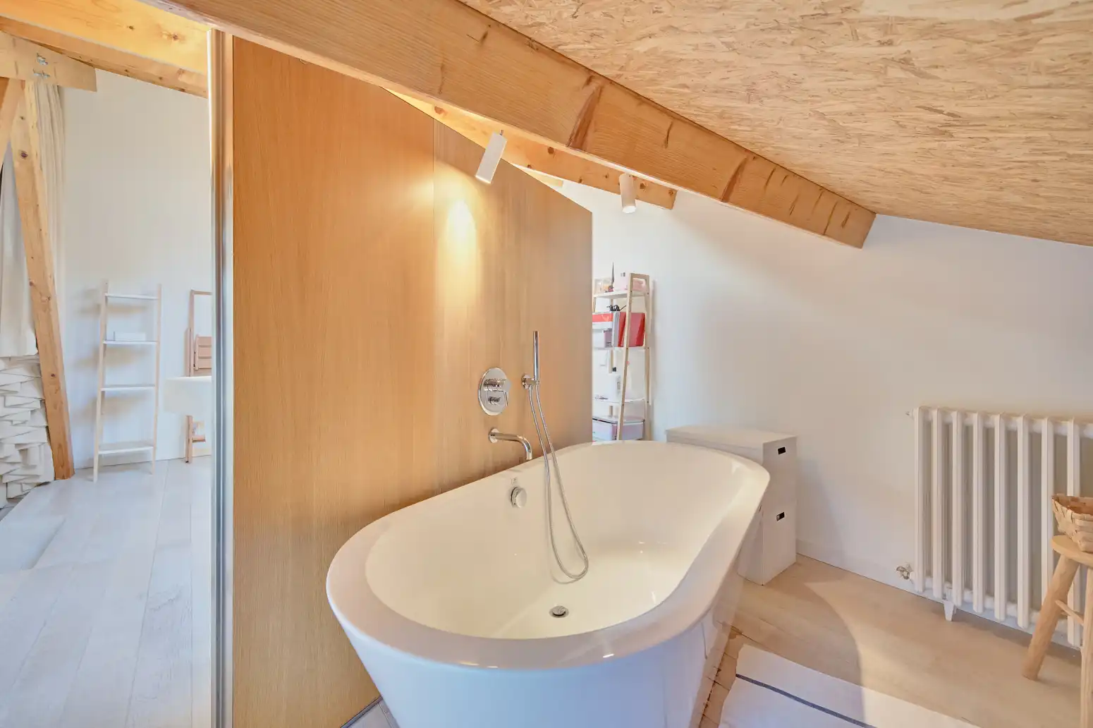 Baño de Casa adosada en venta en  Pamplona / Iruña con Calefacción, Jardín privado y Parquet