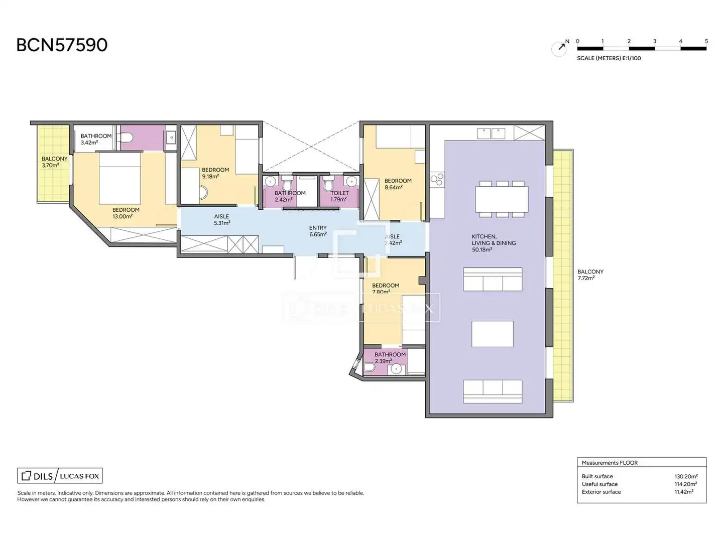 Flat with terrace for sale in Eixample, imagen 27