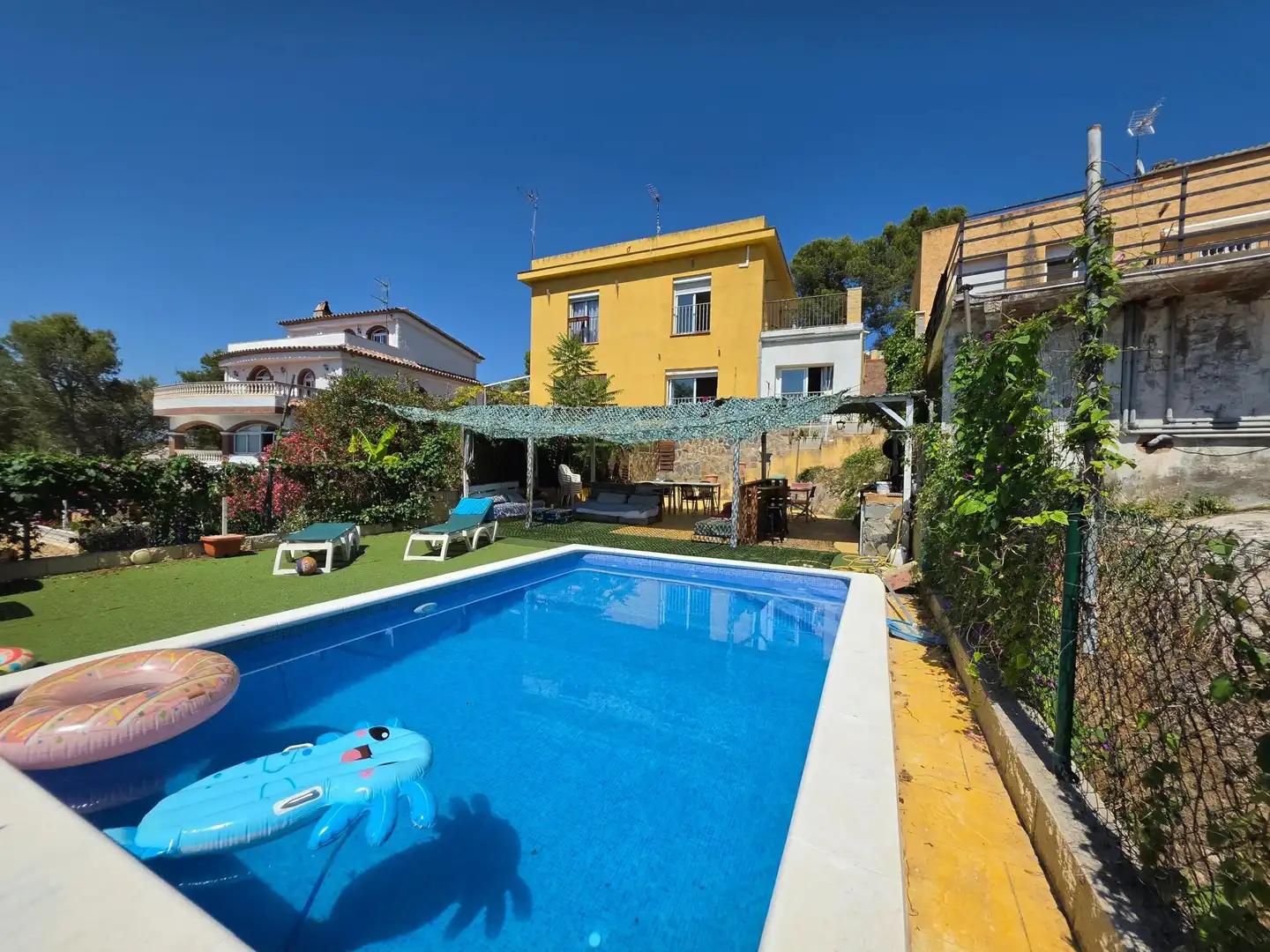 Swimming pool of Detached homes for sale in Sant Pere de Ribes  with Terrace and Swimming Pool