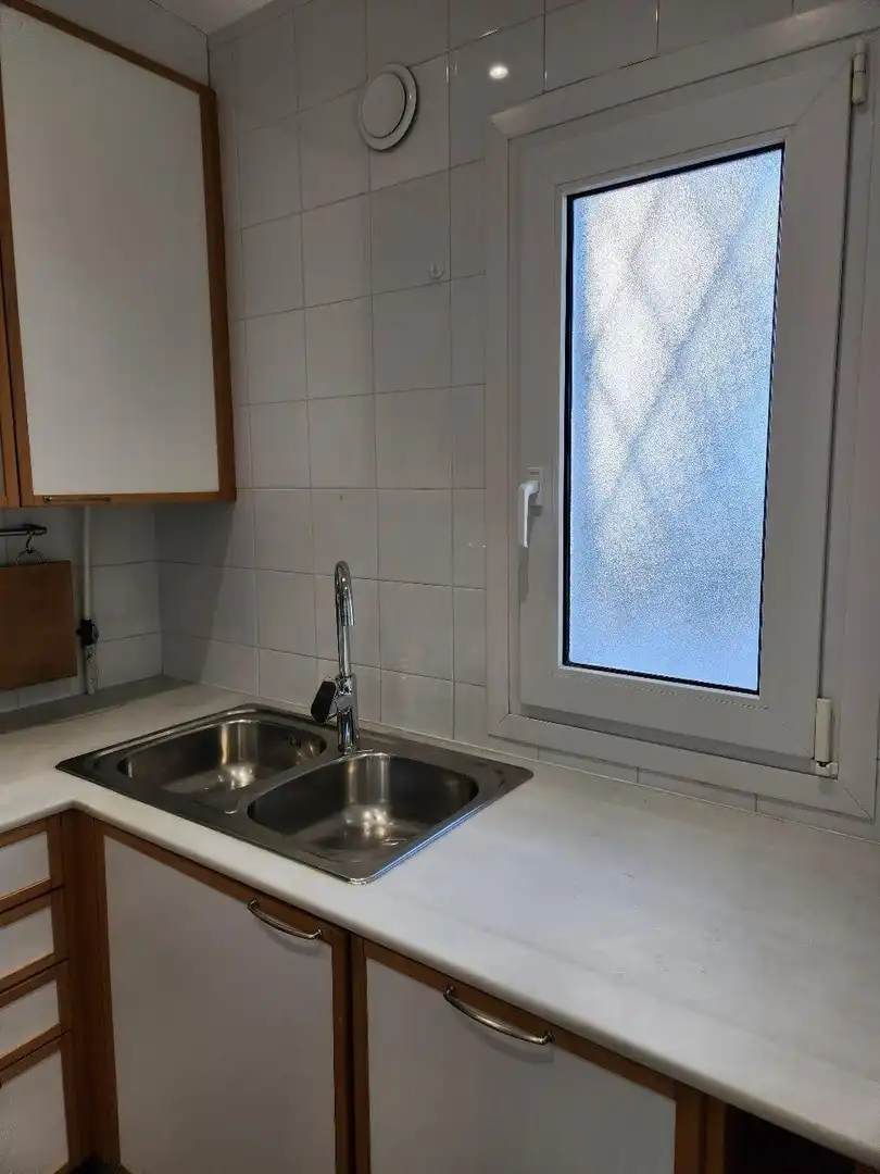 Küche von Wohnung zur Miete in Sitges mit Klimaanlage, Privatgarten und Terrasse