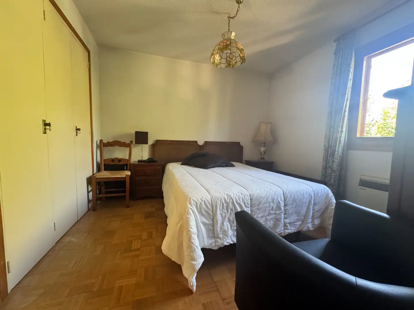 Dormitori de Casa adosada en venda en El Escorial amb Calefacció, Jardí privat i Parquet