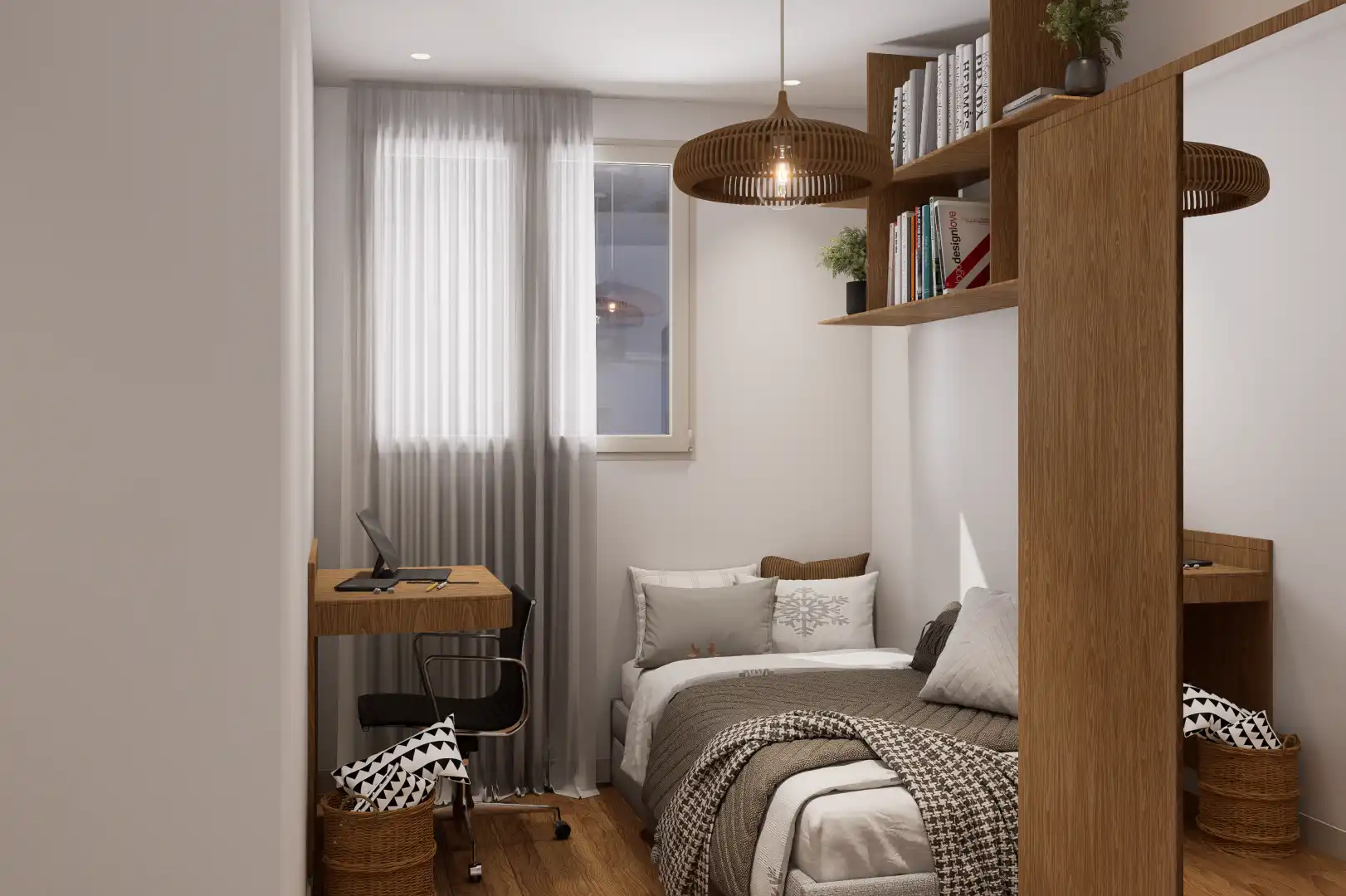 Bedroom of Flat for sale in Granada  with Air Conditioner and Heating