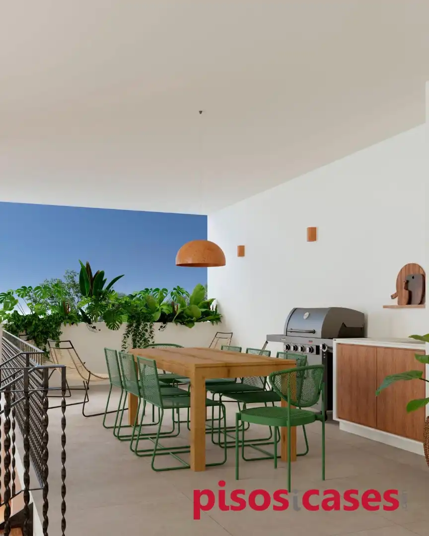 Terrasse von Wohnung zum Verkauf in Sant Martí de Centelles mit Klimaanlage, Heizung und Terrasse