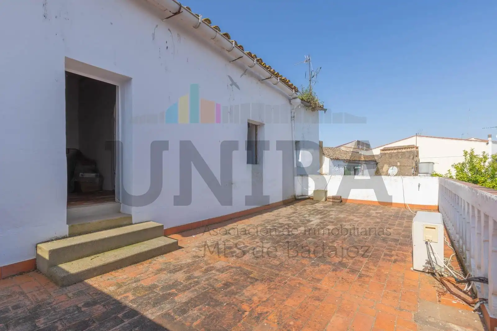 Exterior view of Detached homes for sale in Talavera la Real  with Air Conditioner, Terrace and Balcony