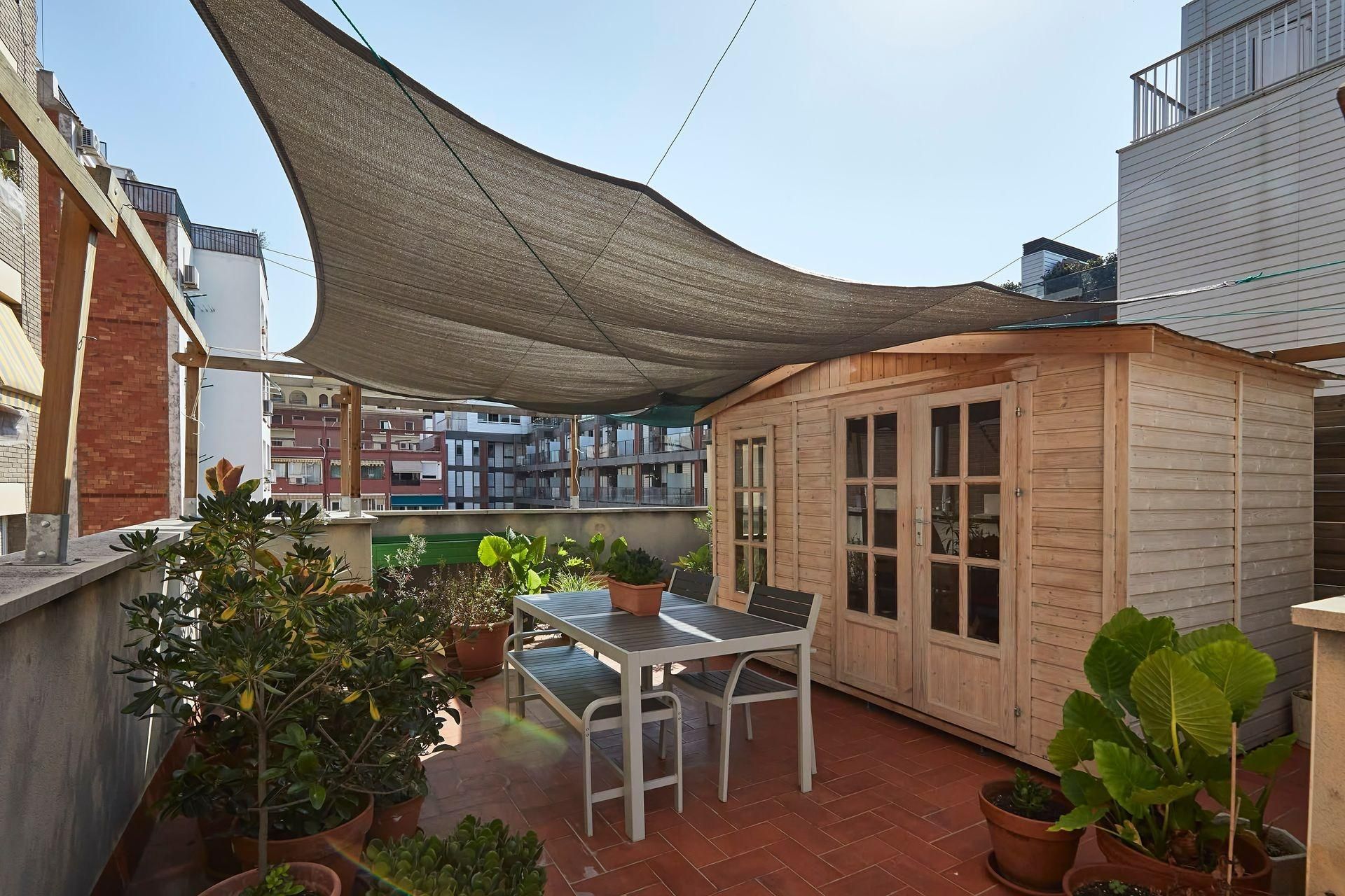 Terrace of Flat for sale in  Barcelona Capital  with Private garden, Terrace and Balcony