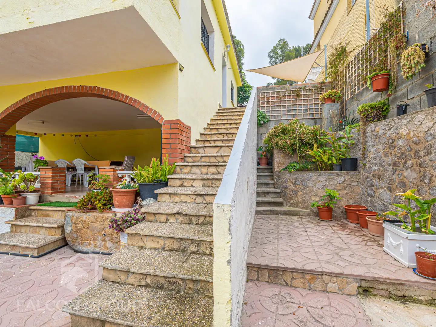Terraza de Casa o chalet en venta en Canyelles con Jardín privado, Terraza y Piscina