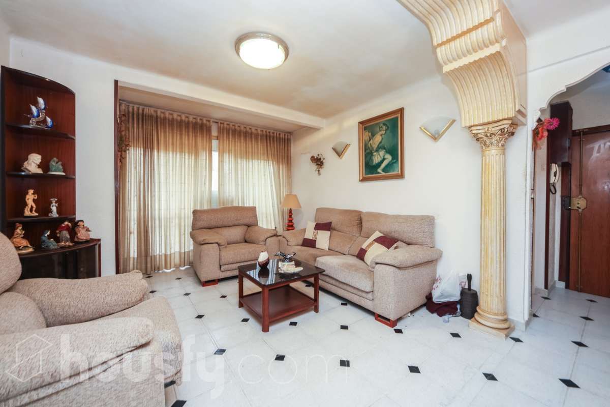 Living room of Flat for sale in  Barcelona Capital  with Terrace