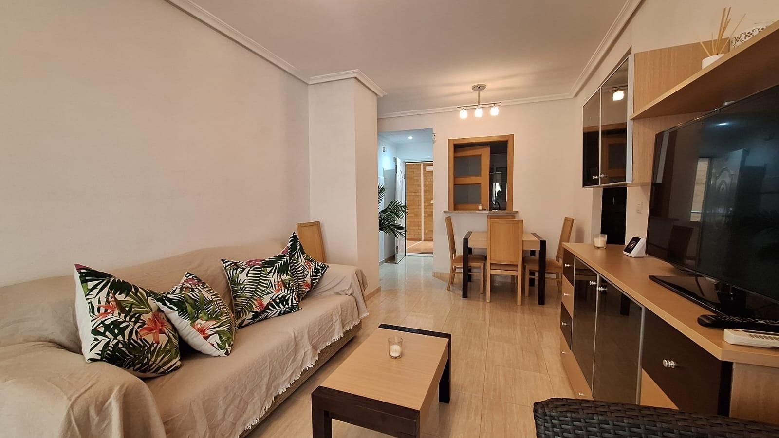 Living room of Apartment for sale in Oropesa del Mar / Orpesa  with Heating, Private garden and Terrace