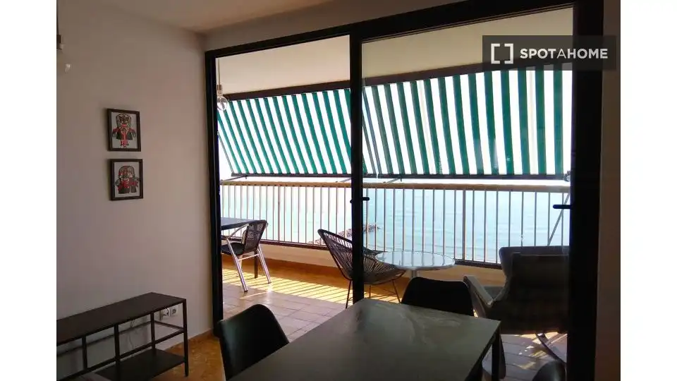 Terraza de Piso de alquiler en Xàtiva con Aire acondicionado, Calefacción y Amueblado