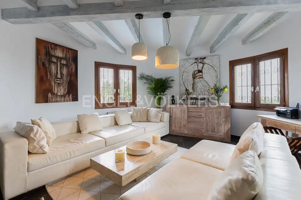 Living room of Houses for sale in Dénia  with Air Conditioner, Heating and Private garden