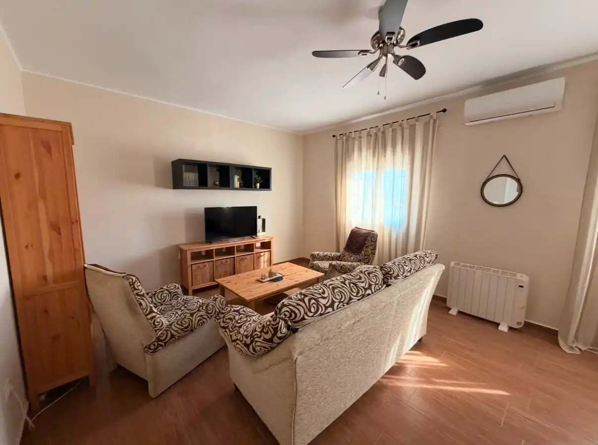 Living room of Flat for rent in Mérida  with Air Conditioner and Furnished