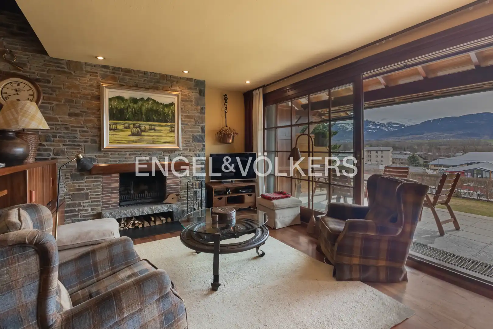 Living room of Detached homes for sale in Llívia  with Heating, Parquet flooring and Terrace