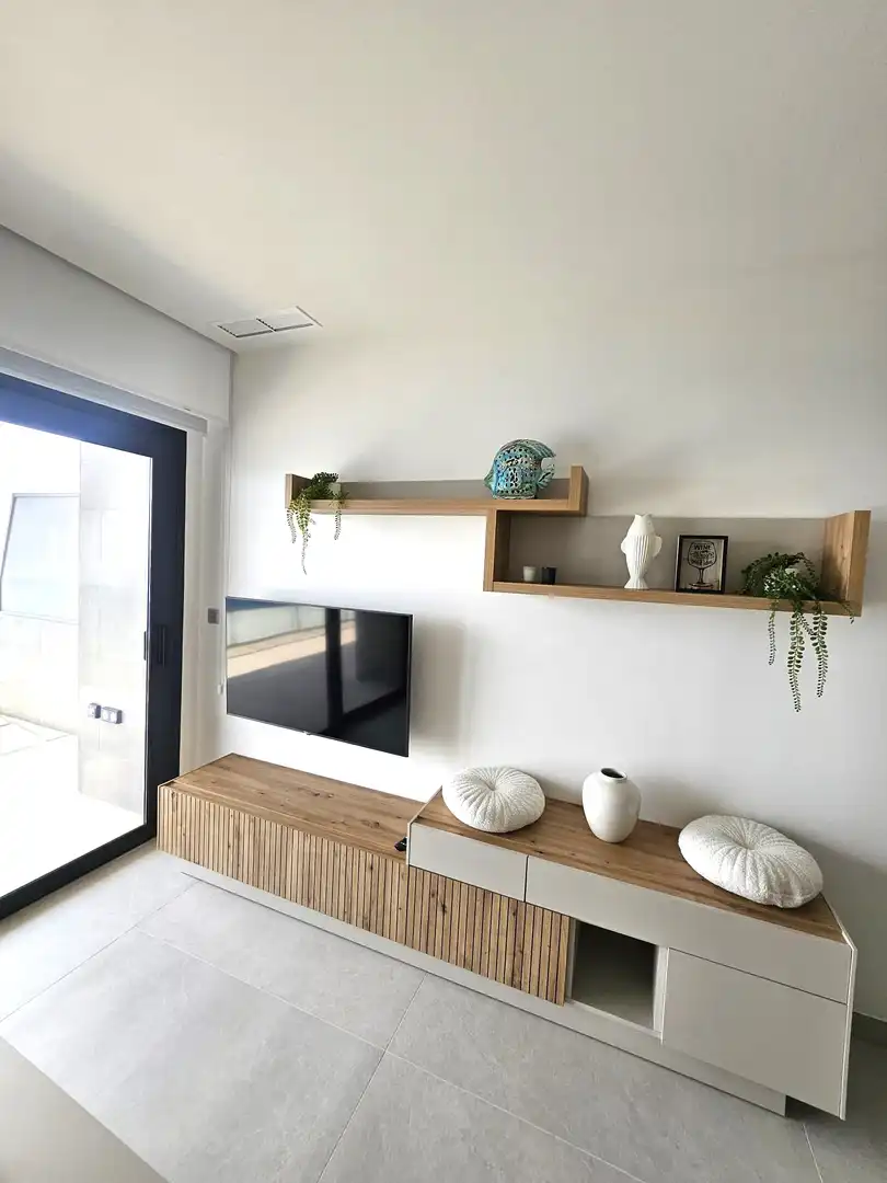 Sala de estar de Apartamento en venta en Benidorm con Aire acondicionado, Calefacción y Terraza