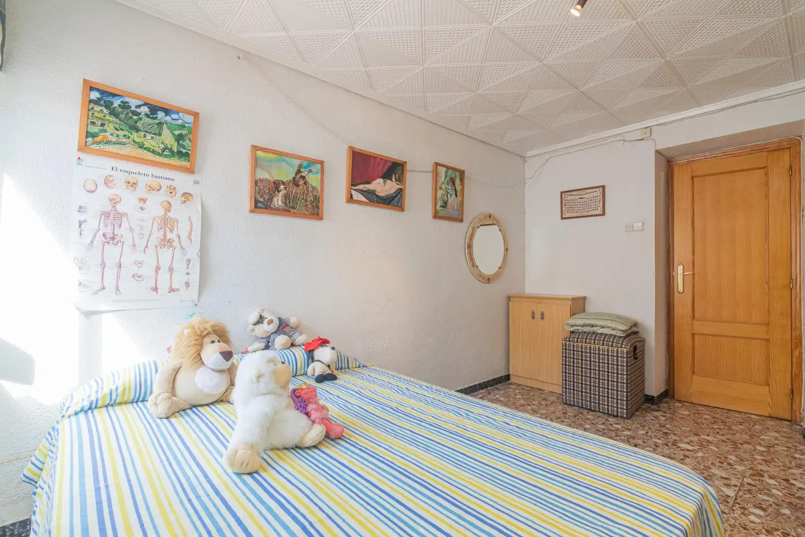 Schlafzimmer von Einfamilien-Reihenhaus zum Verkauf in Elche / Elx mit Klimaanlage, Terrasse und Balkon