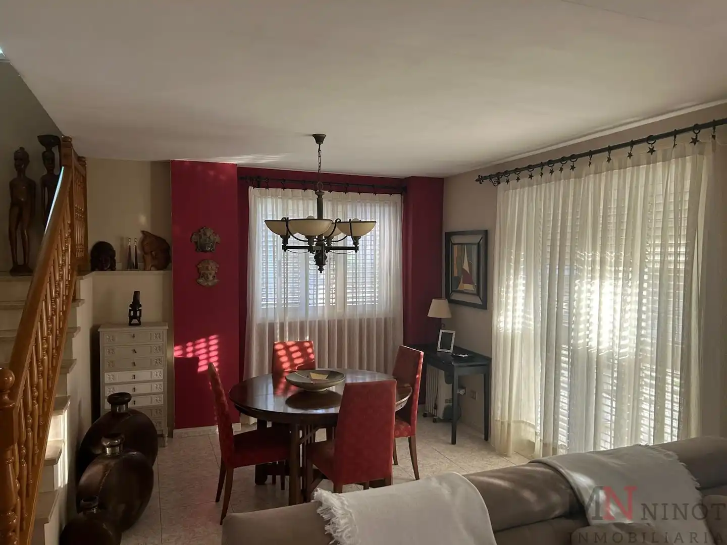 Menjador de Casa o xalet de lloguer en Benicasim / Benicàssim amb Aire condicionat, Calefacció i Terrassa