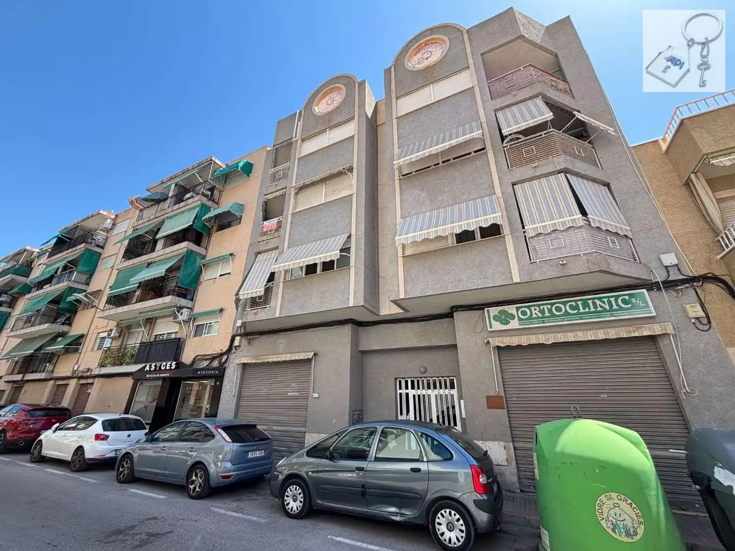 Vista exterior de Apartamento en venta en Mutxamel con Terraza