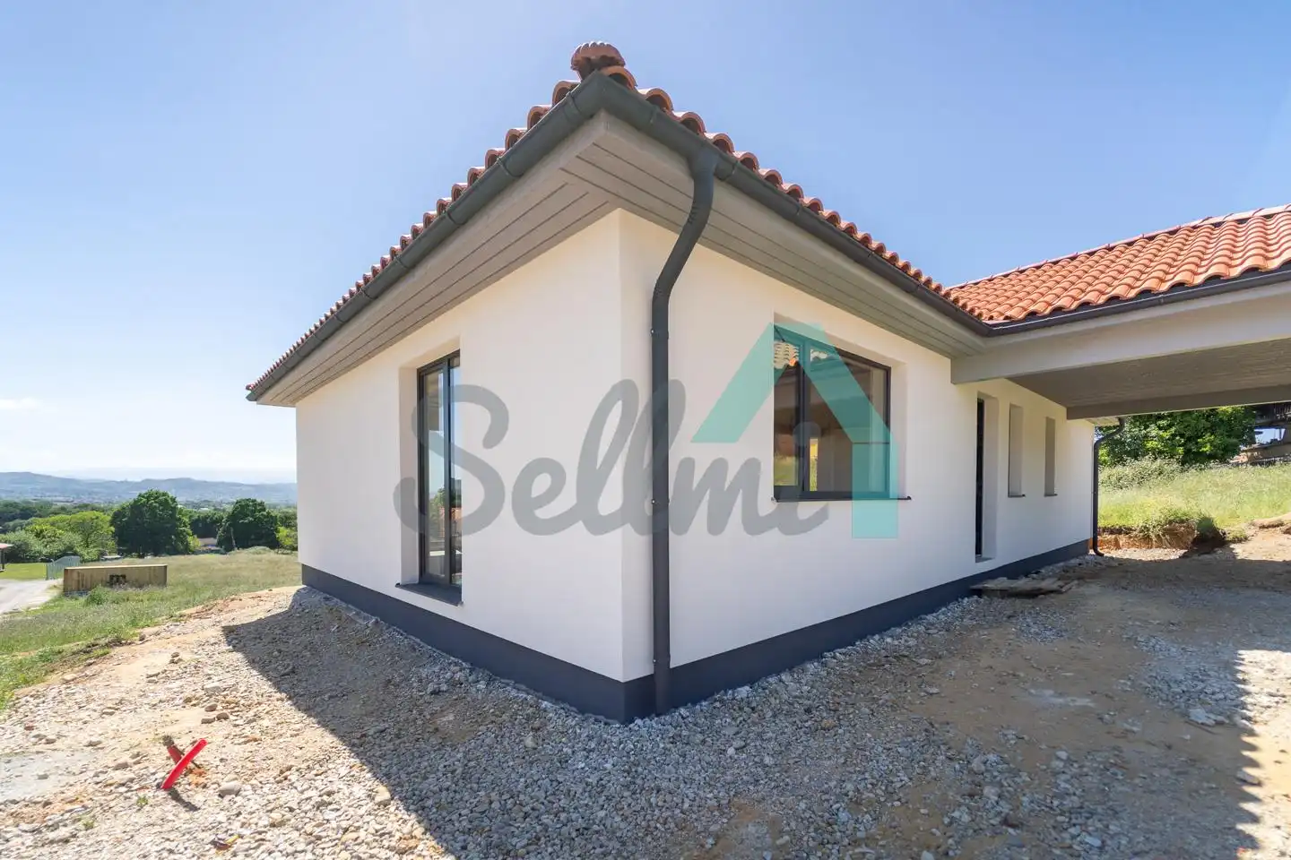 Vista exterior de Casa o xalet en venda en Siero amb Calefacció, Jardí privat i Terrassa