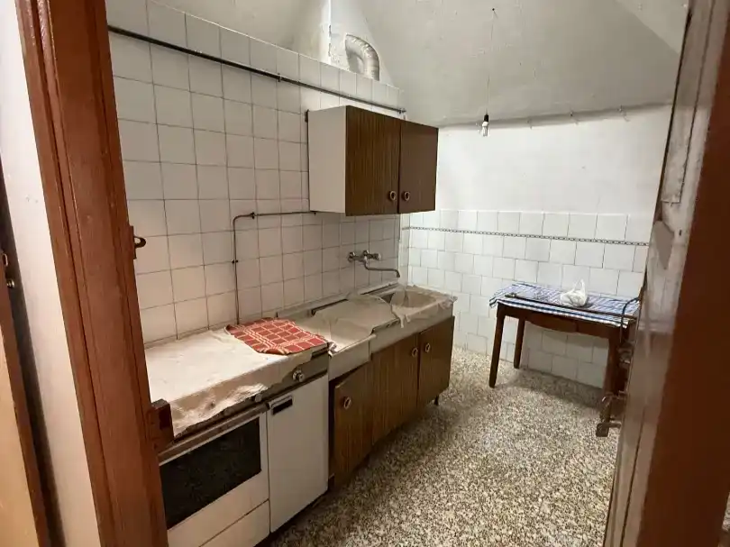 Cuina de Casa adosada en venda en Sarreaus amb Traster, Moblat i Balcó