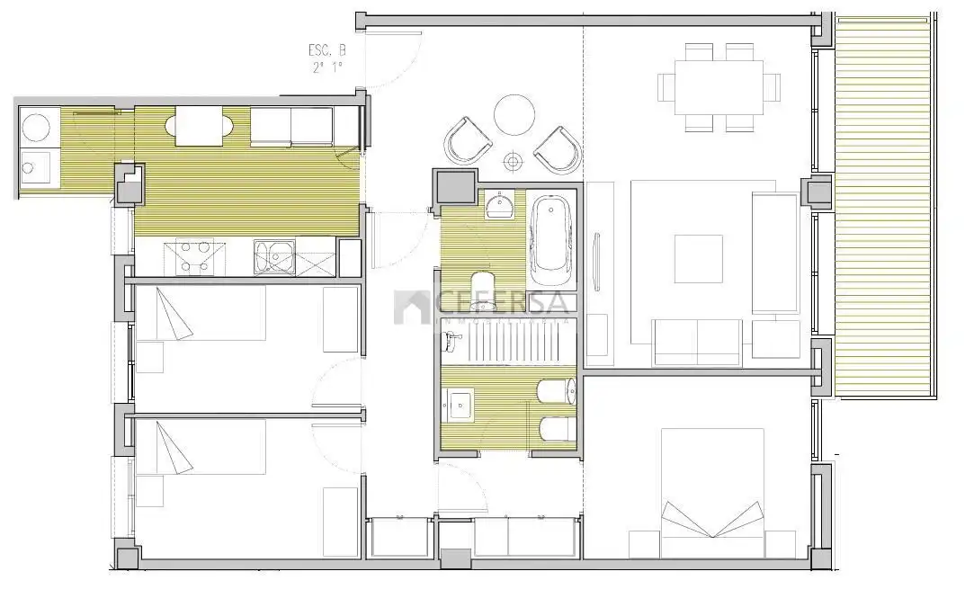 Wohnung mit Aufzug zum Verkauf in De Provença, imagen 16