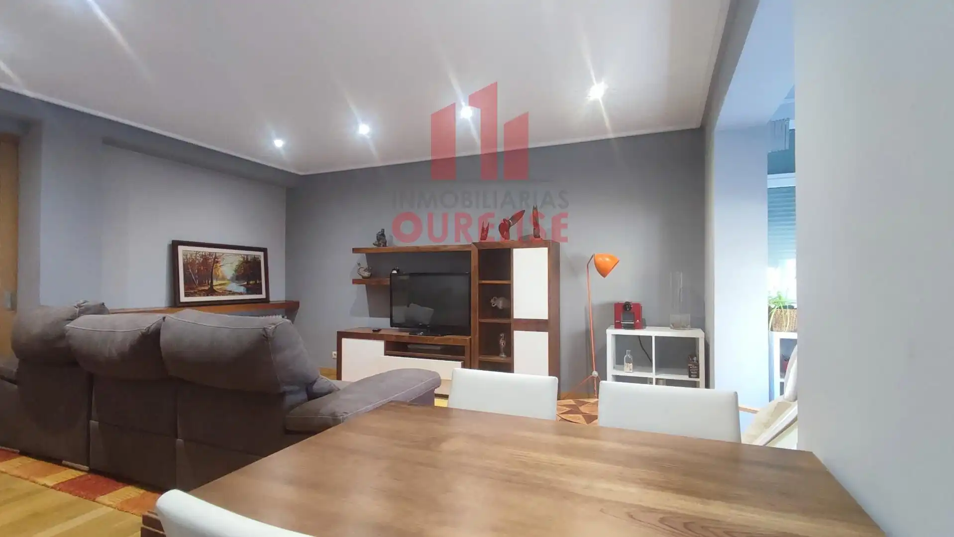 Wohnzimmer von Wohnung zur Miete in Ourense Capital  mit Heizung und Möbliert