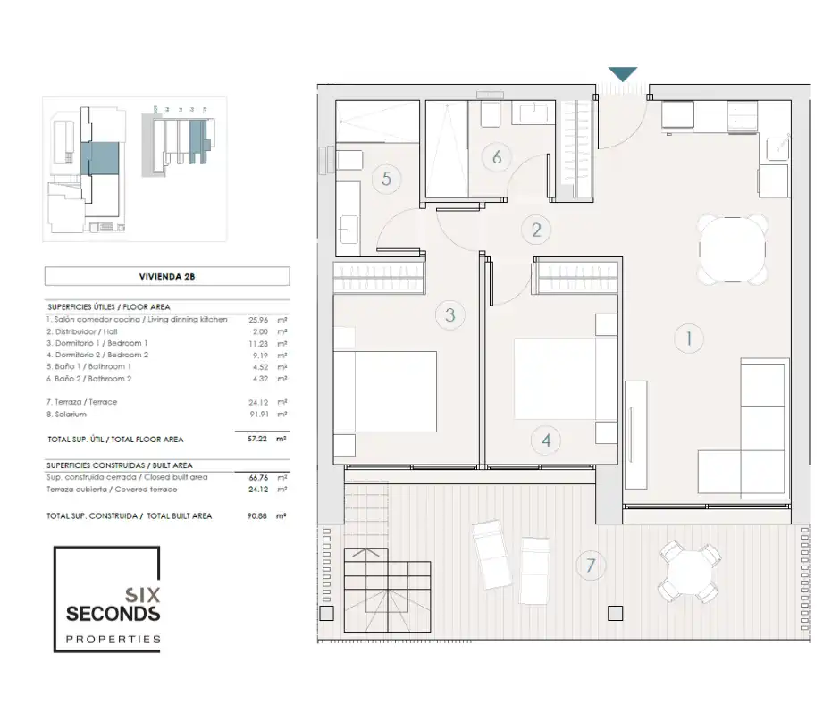 Attique avec piscine à vendre à Benijófar, imagen 9