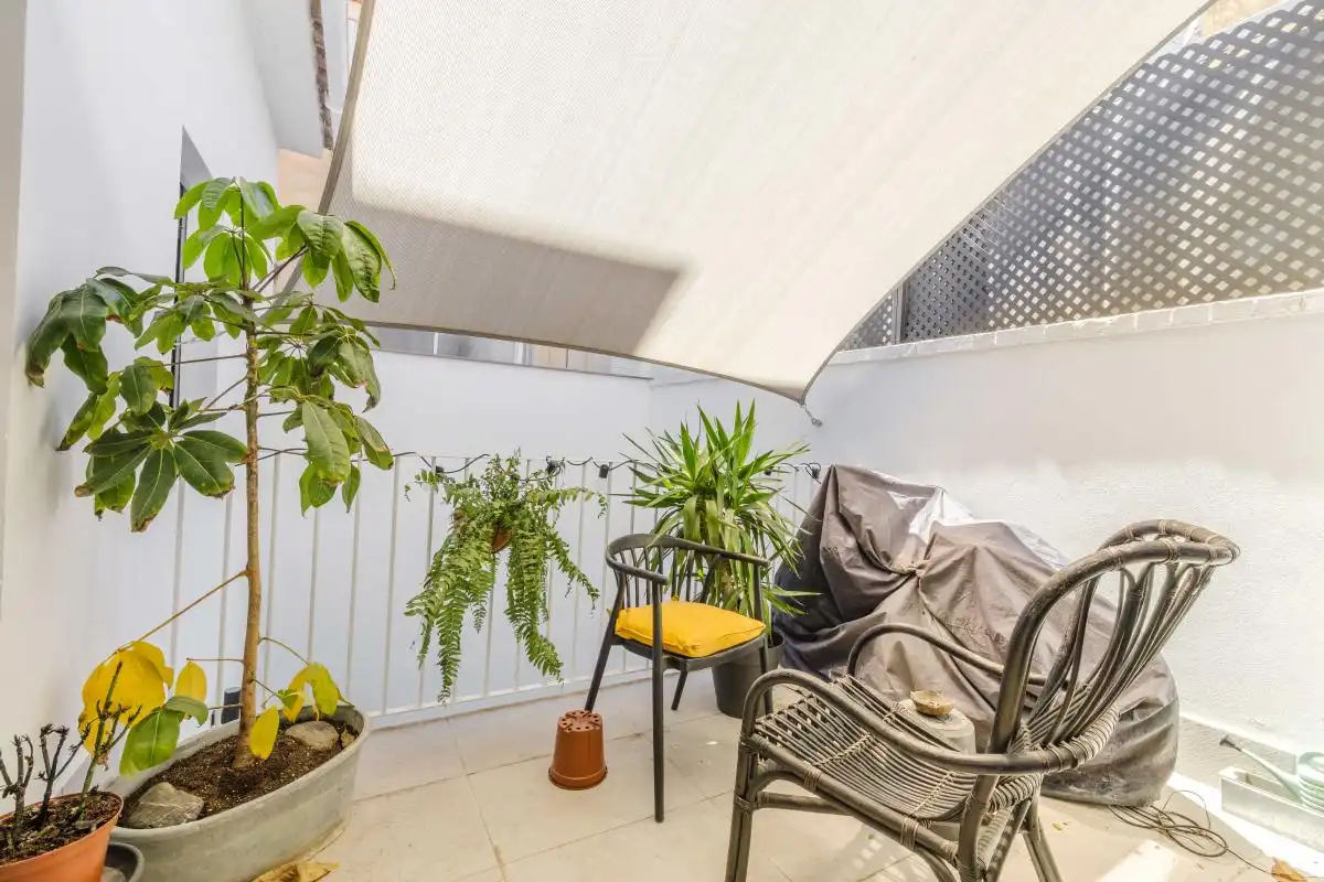 Terraza de Casa adosada en venta en Málaga con Aire acondicionado, Calefacción y Jardín privado
