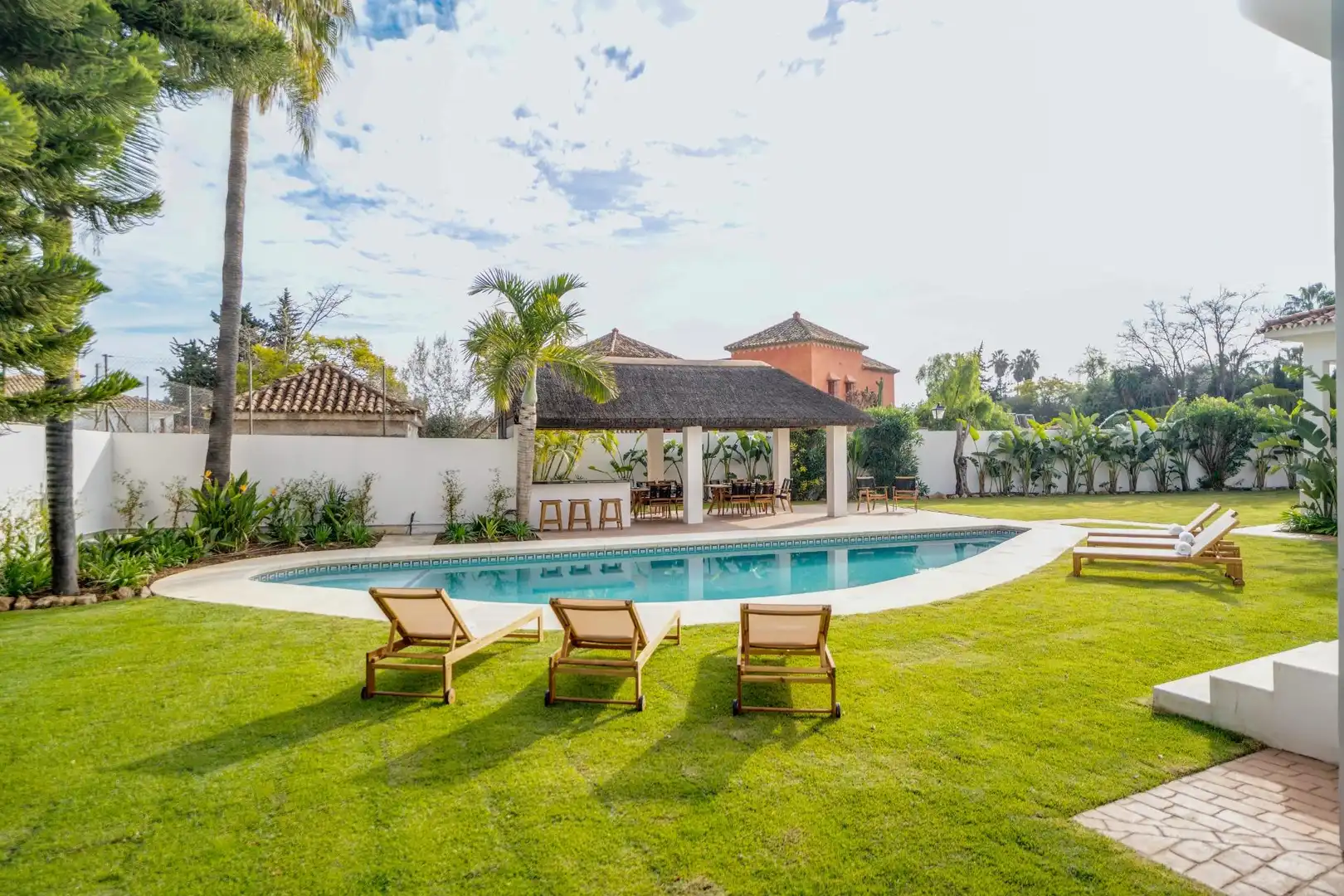 Jardín de Casa o chalet en venta en Marbella con Aire acondicionado, Jardín privado y Terraza