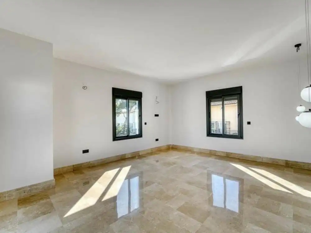 Sala de estar de Casa o chalet de alquiler en Marbella con Aire acondicionado, Jardín privado y Terraza
