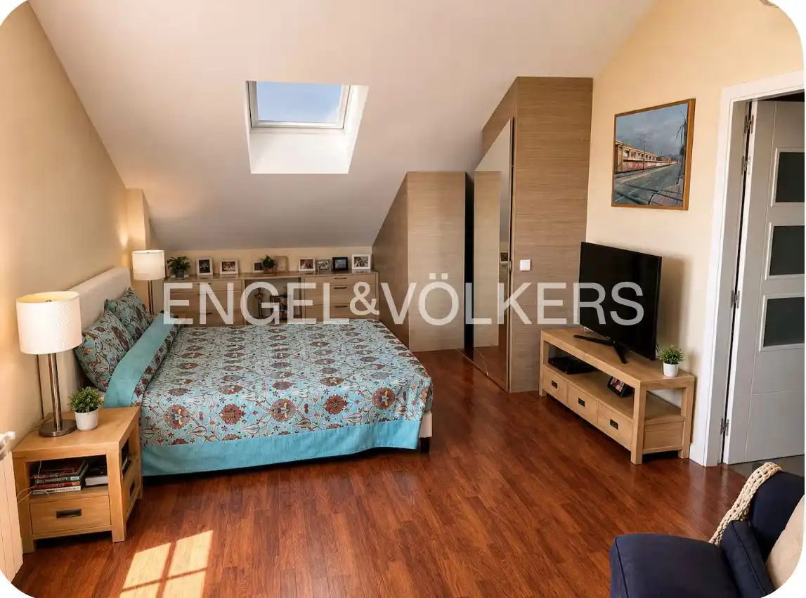 Wohnzimmer von Haus oder Chalet zur Miete in Madrid mit Klimaanlage, Heizung und Privatgarten