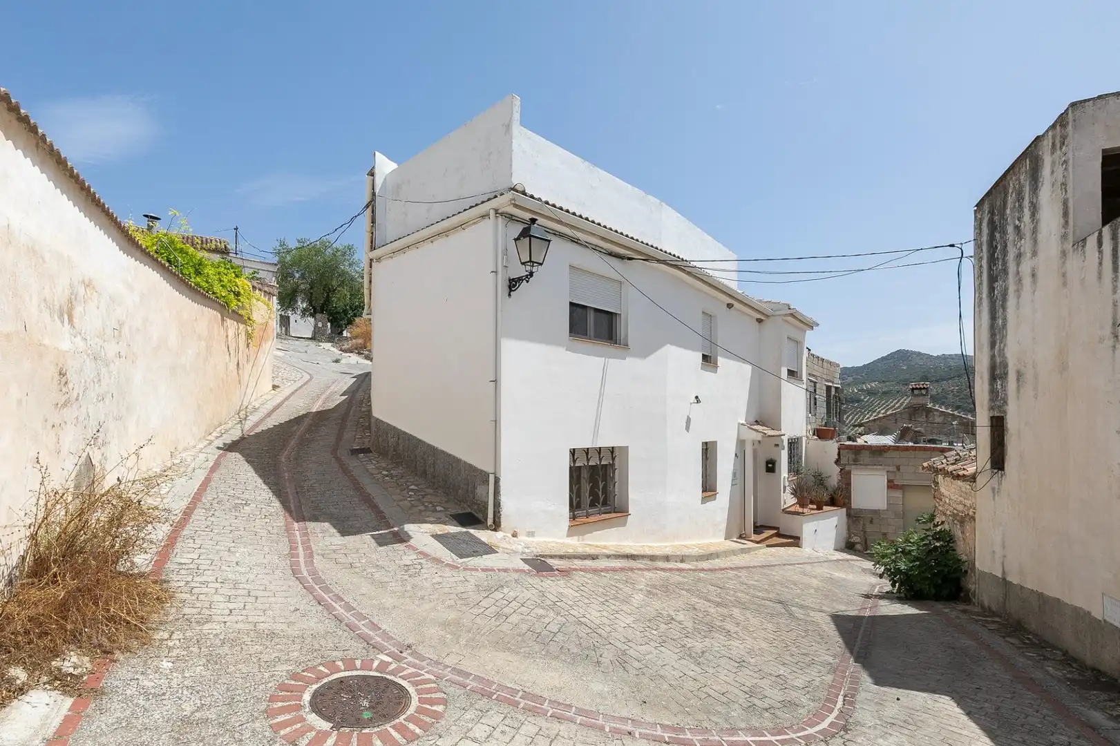 Vista exterior de Casa o xalet en venda en Moclín amb Aire condicionat, Terrassa i Moblat