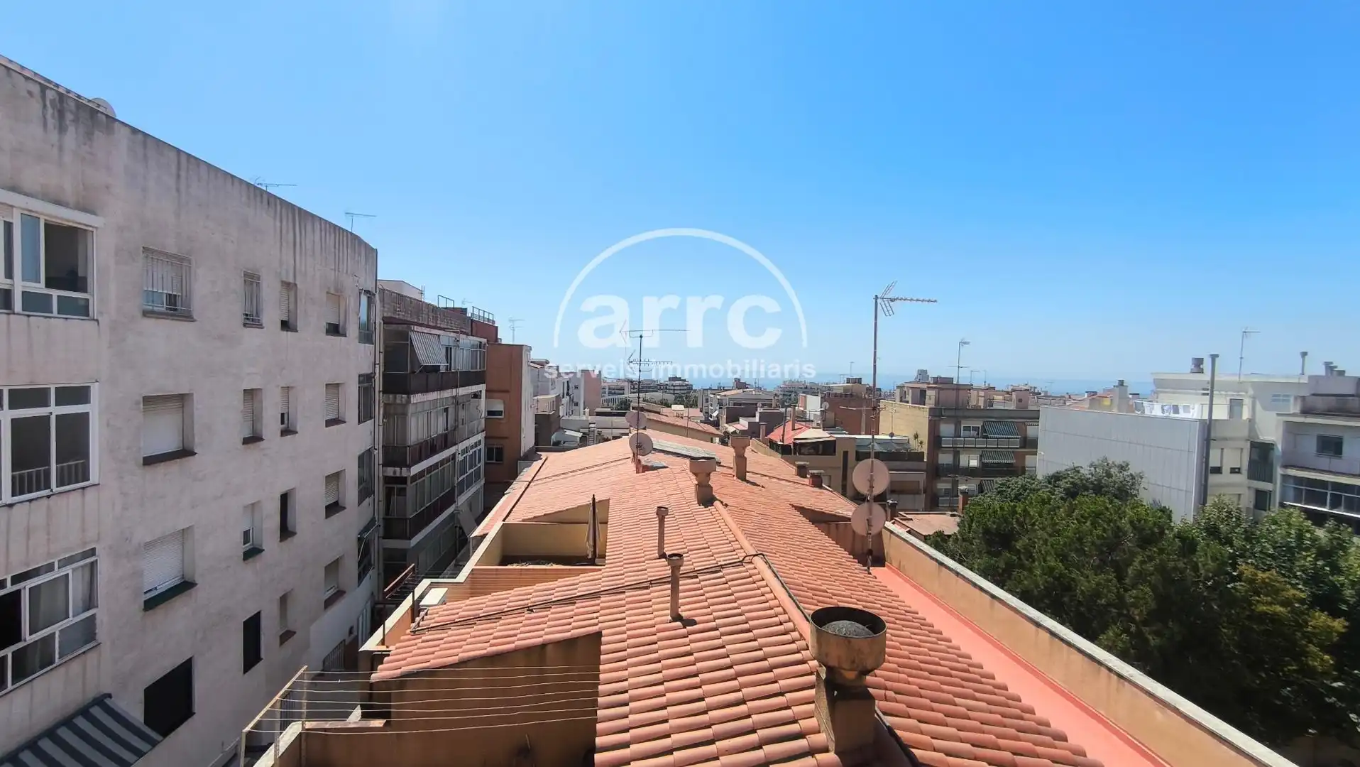 Vista exterior de Piso en venta en Mataró con Aire acondicionado, Terraza y Trastero
