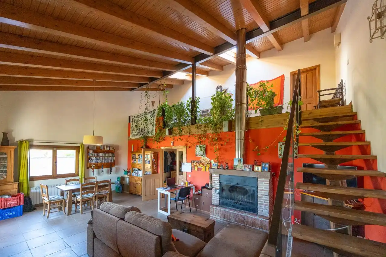 Living room of Houses for sale in Torremocha de Jarama  with Private garden and Terrace