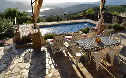 Terrasse von Haus oder Chalet zum verkauf in El Gastor mit Klimaanlage und Schwimmbad