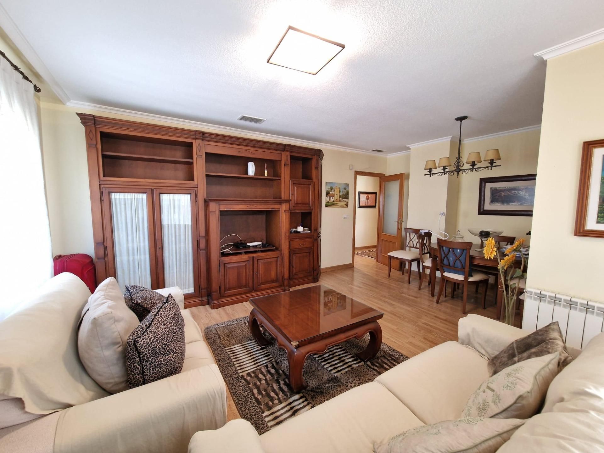 Sala de estar de Ático de alquiler en Elche / Elx con Aire acondicionado, Jardín privado y Terraza