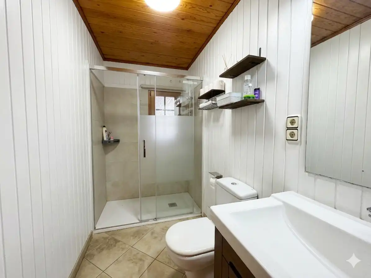 Baño de Casa o chalet en venta en Sant Pere de Vilamajor con Aire acondicionado, Calefacción y Jardín privado