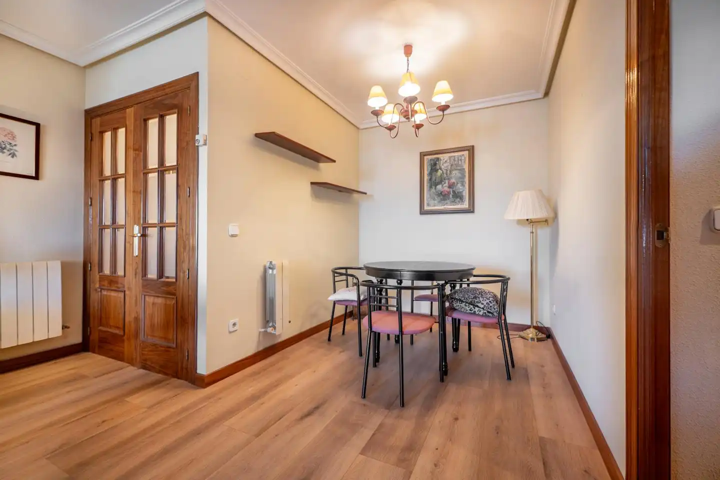 Esszimmer von Wohnung zum Verkauf in Ávila mit Klimaanlage, Parkett und Terrasse