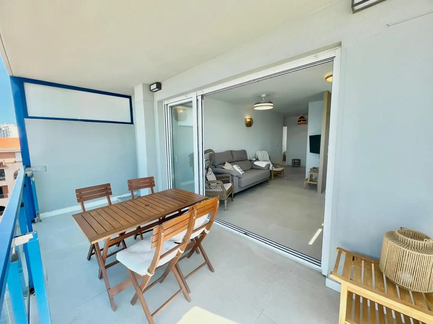 Terrace of Apartments for rent in La Manga del Mar Menor  with Air Conditioner, Heating and Terrace