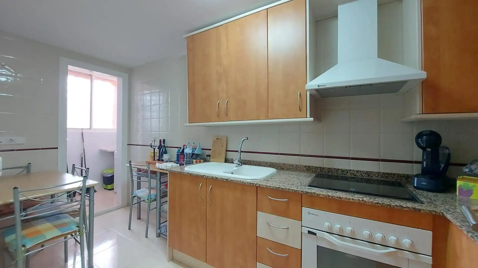 Cocina de Piso de alquiler en El Ejido con Aire acondicionado, Amueblado y Piscina comunitaria