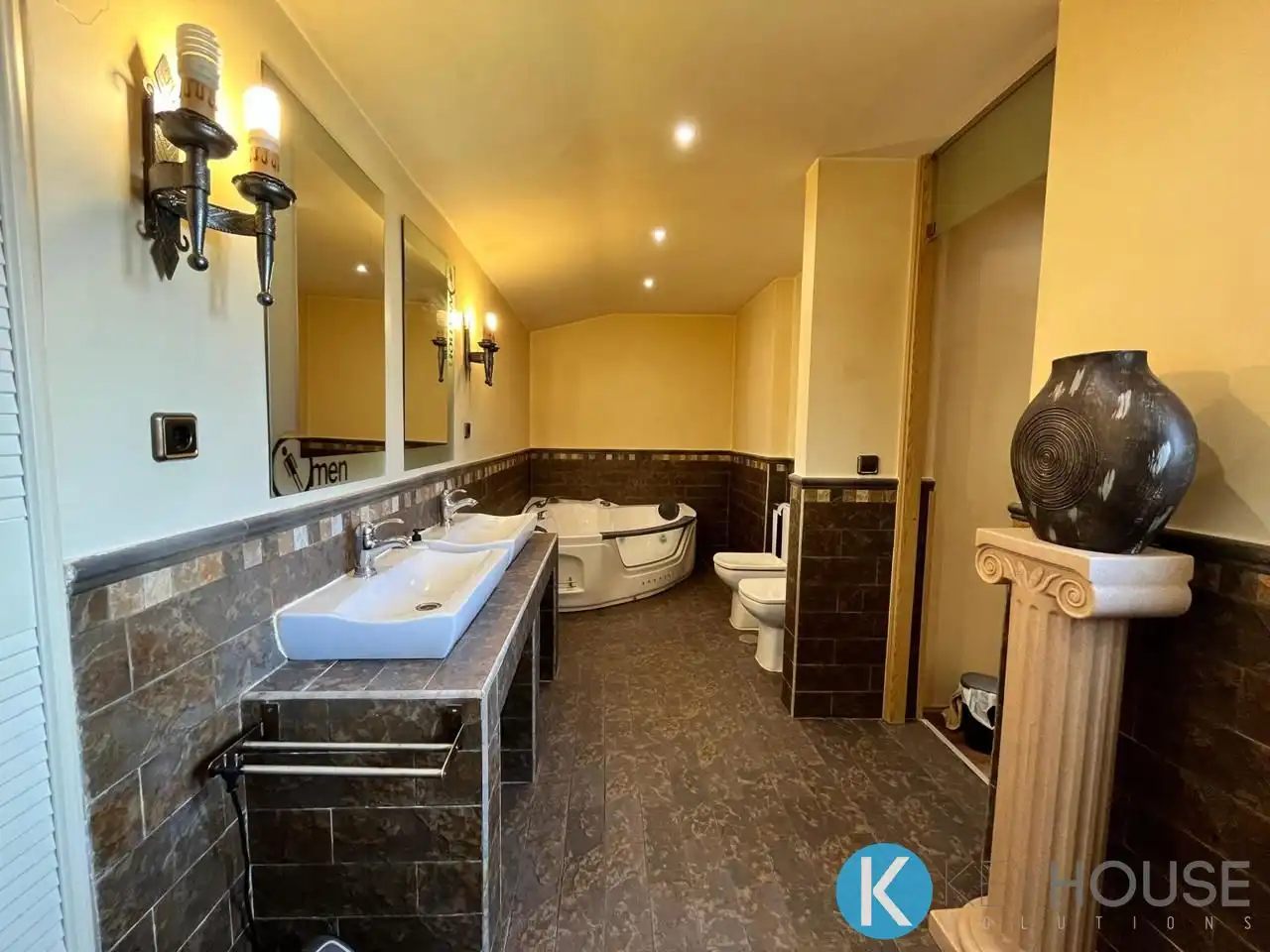 Baño de Casa o chalet en venta en Villar del Olmo con Aire acondicionado, Jardín privado y Piscina