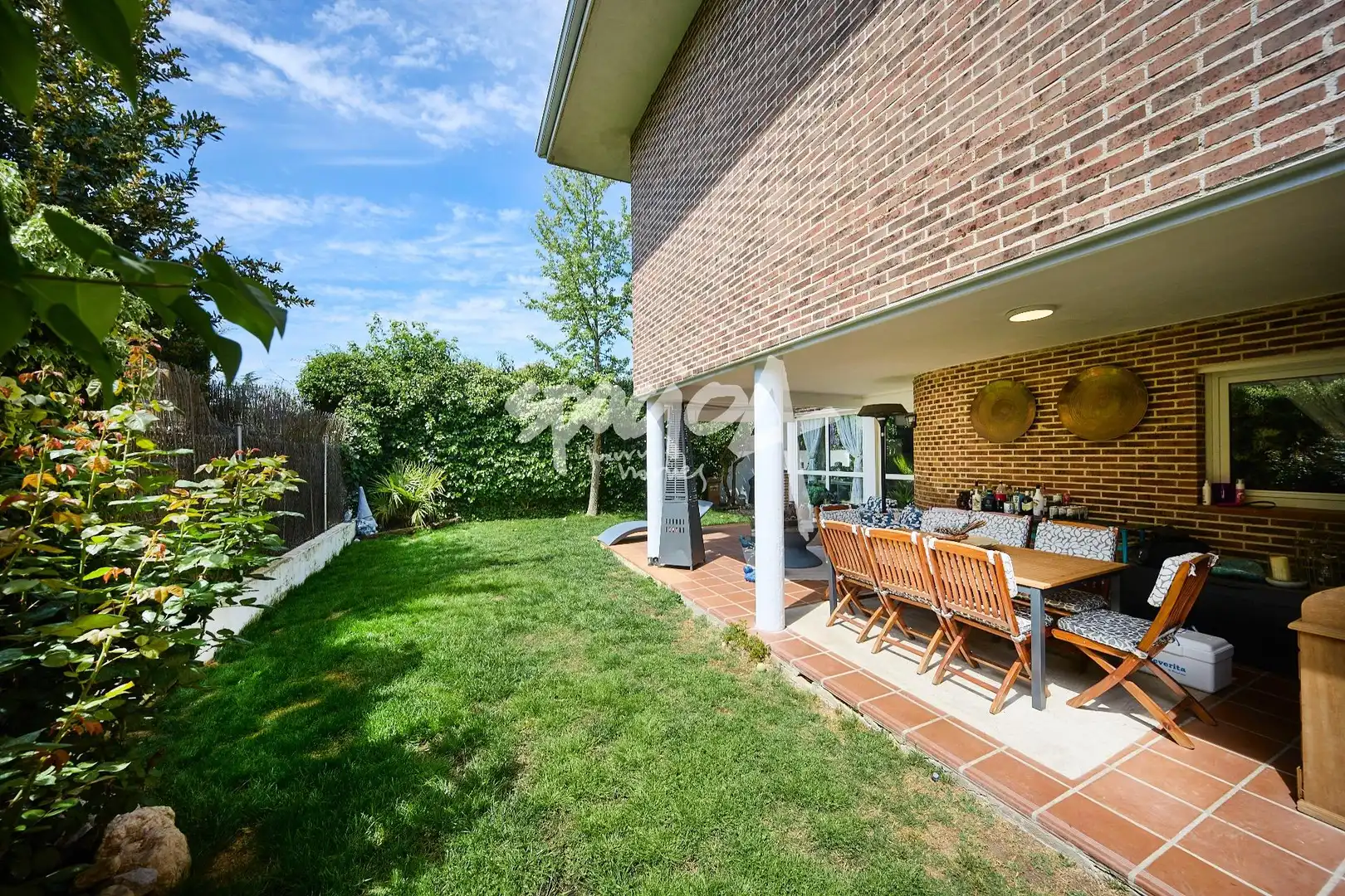 Terrassa de Casa o xalet de lloguer en Villanueva de la Cañada amb Calefacció, Jardí privat i Parquet