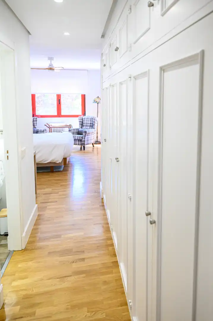 Schlafzimmer von Wohnung zum Verkauf in Pozuelo de Alarcón mit Klimaanlage, Heizung und Parkett
