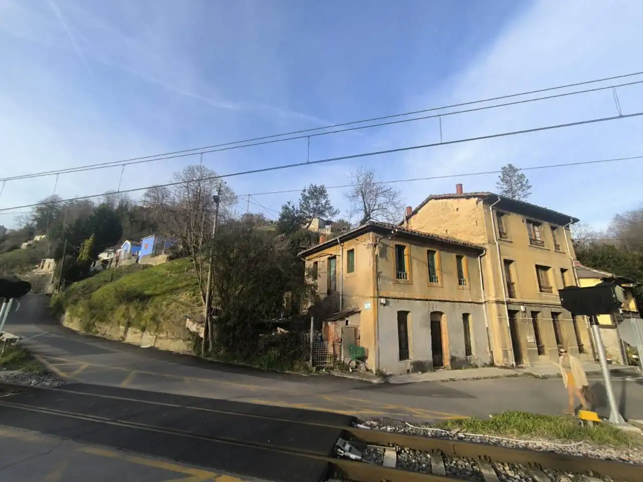Vista exterior de Piso en venta en Langreo