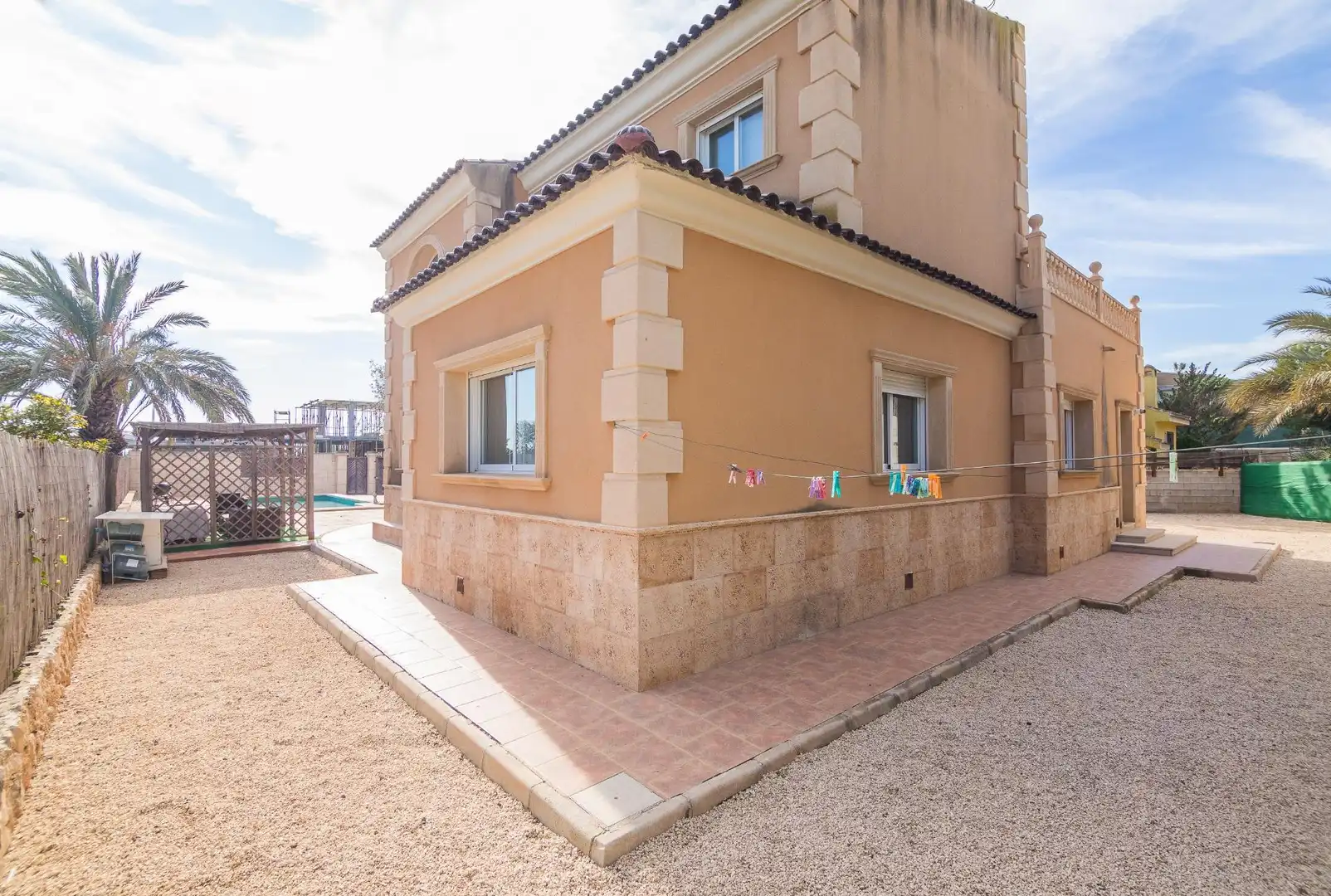 Exterior view of Houses for sale in Elche / Elx  with Air Conditioner, Heating and Private garden
