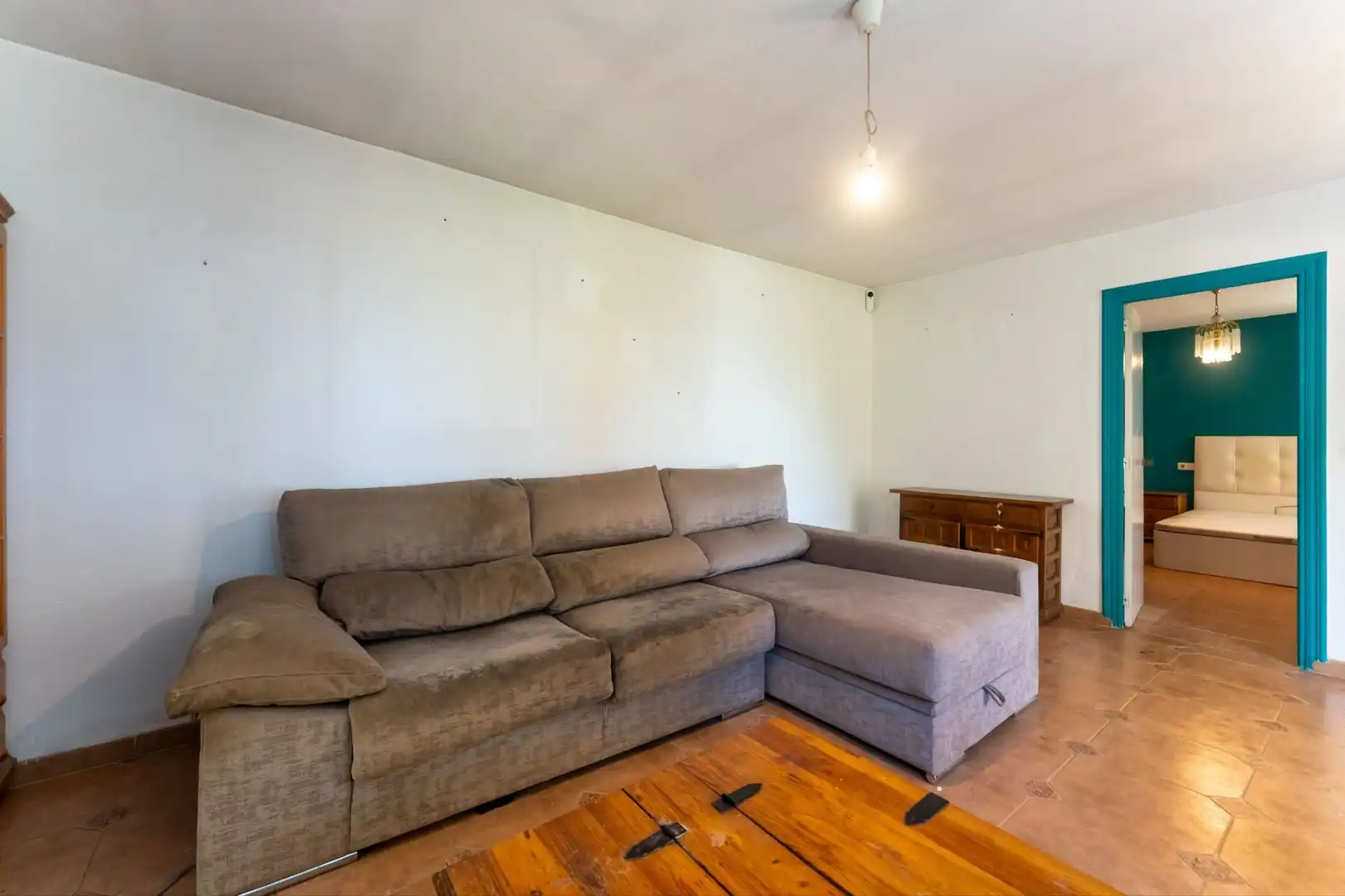 Sala de estar de Finca rústica en venta en Ojén con Trastero y Piscina