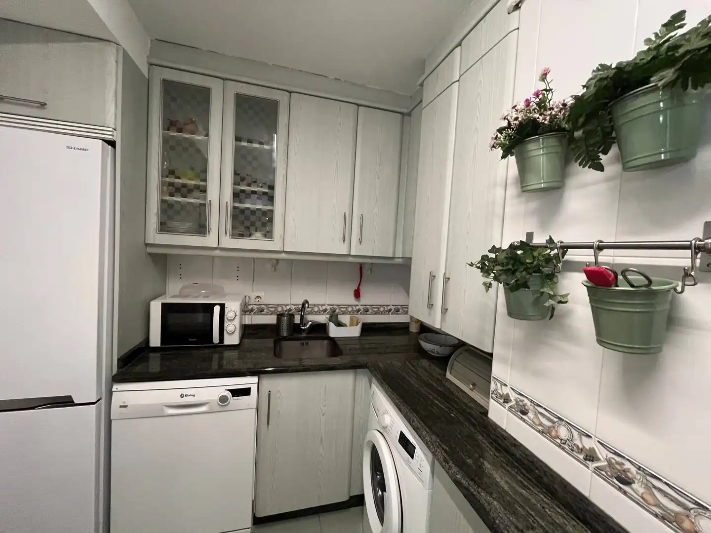 Küche von Wohnung zur Miete in Santiago de Compostela  mit Heizung und Möbliert