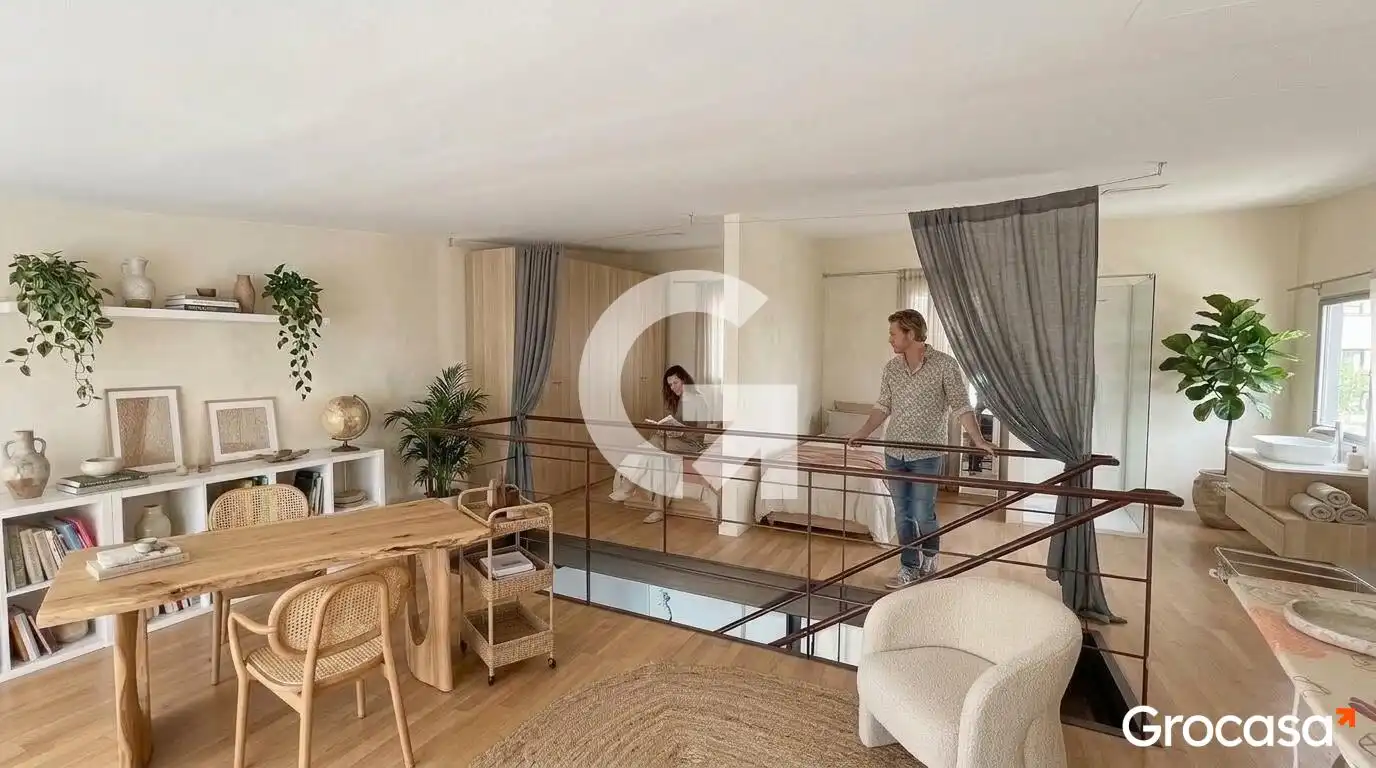 Sala d'estar de Loft en venda en Sant Feliu de Llobregat amb Aire condicionat, Calefacció i Traster