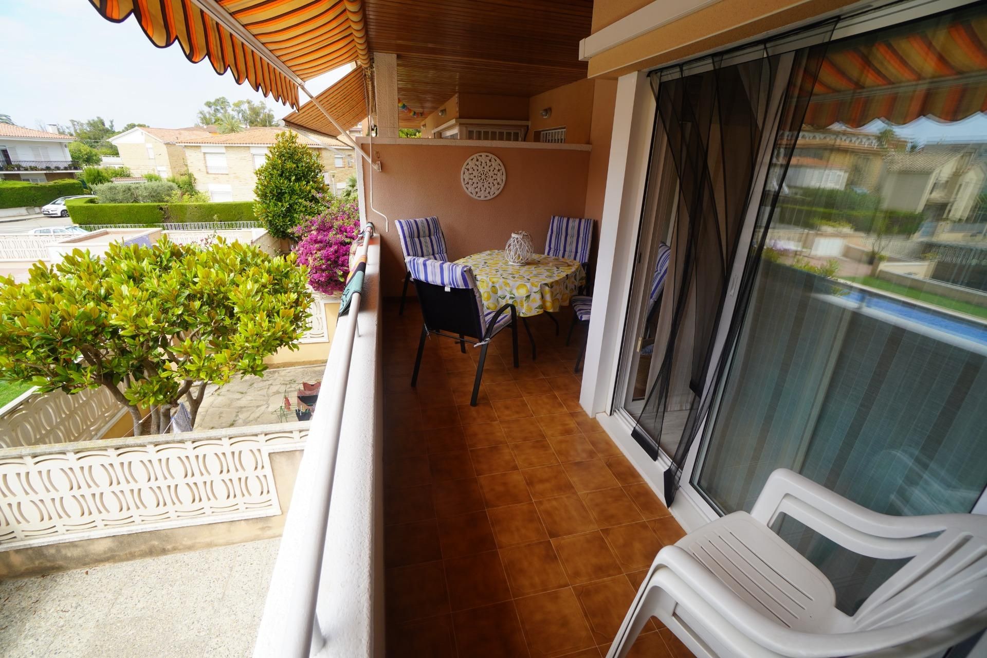Balcony of Apartment to rent in El Vendrell  with Air Conditioner, Private garden and Terrace