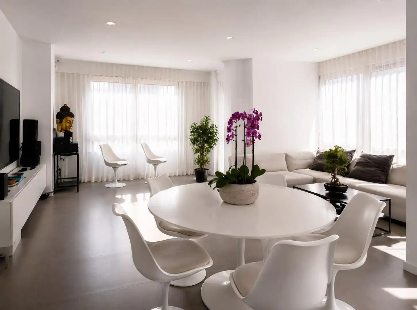 Sala de estar de Ático en venta en  Palma de Mallorca con Aire acondicionado, Jardín privado y Terraza