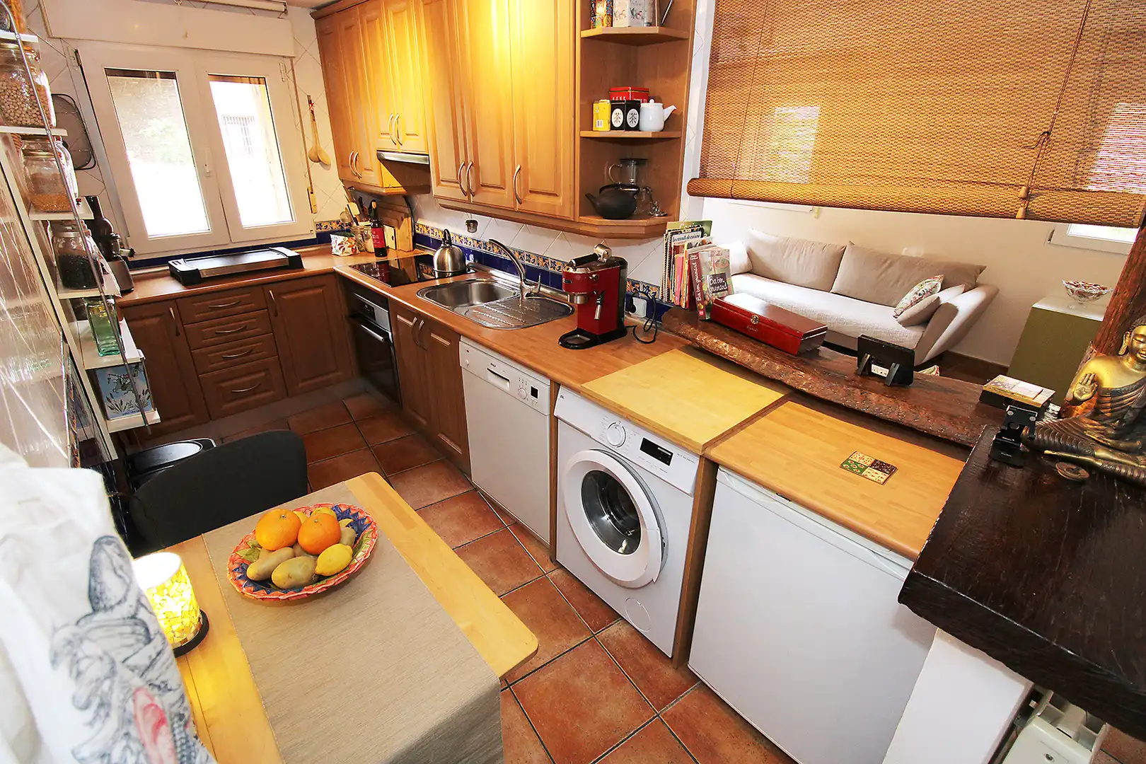 Cocina de Casa adosada en venta en El Atazar con Calefacción, Terraza y Trastero